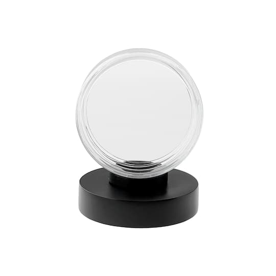 hockey card and puck display case Holder | Single Hockey Puck Display Safely stores and displays 1 puck Clear Hockey Puck Display Case